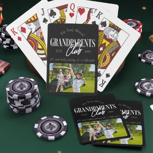 Jeu De Cartes Grand-parent Club C'est un style de vie amusant
