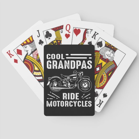 Jeu De Cartes Grand Père Biker (dos)