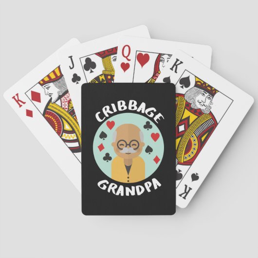Jeu De Cartes Grand-père de Cribbage - drôle de cribbage (dos)