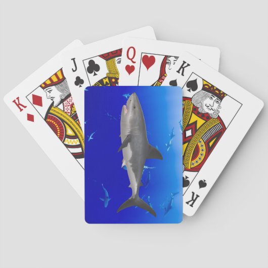 Jeu De Cartes Grand requin blanc Jouer des cartes (dos)