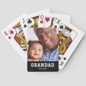 Jeu De Cartes Grandad Established Bold Black Photo (dos)