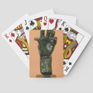 Jeu De Cartes Grande Main Gauche (bronze)