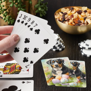 Jeu De Cartes Grande Montagne suisse avec oeufs de Pâques