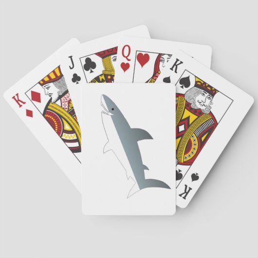 Jeu De Cartes Grande Mug de requin blanc (dos)
