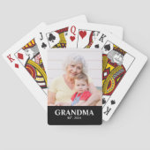 Jeu De Cartes Grandma Established Bold Black Phot (dos)