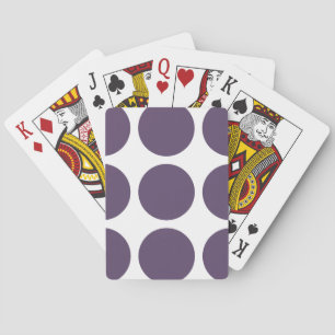 Jeu De Cartes Grands Pois Jouant aux cartes