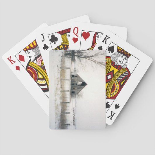 Jeu De Cartes grange d'hiver (dos)