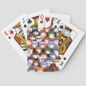 Jeu De Cartes Graphique de chats mignons (dos)