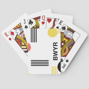 Jeu De Cartes Graphique urbain moderne avec typographie et forme