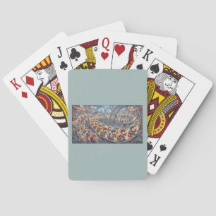 Jeu De Cartes Graphisme sportif de course de hamsters mignons su