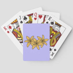 Jeu De Cartes Grappe de lis de dessin animé jaune