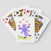 Jeu De Cartes Grasshopper violet Jongler amusant Créature (dos)