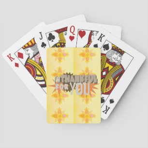 Jeu De Cartes Gratitude profonde : "Merci pour vous" avec amour,