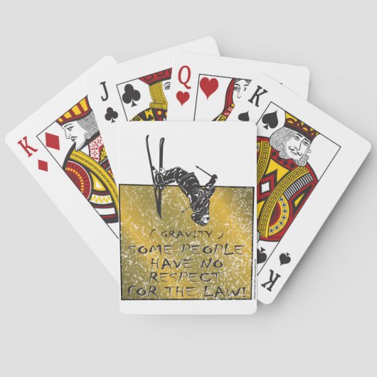 Jeu De Cartes Gravity Skier (dos)