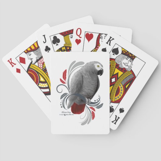 Jeu De Cartes Gray africain (dos)