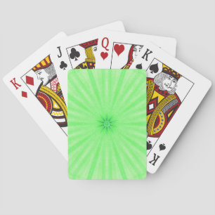 Jeu De Cartes Green Kaleidoscope Parle Star Playing Cartes