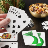 Jeu De Cartes Green Mermaid Tail (In Situ)