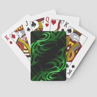 Jeu De Cartes Green on Black "Smoke" Jouer des cartes
