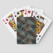 Jeu De Cartes Green Red Blue Plaid Stripes (dos)