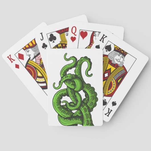 Jeu De Cartes Green Tentacles (dos)