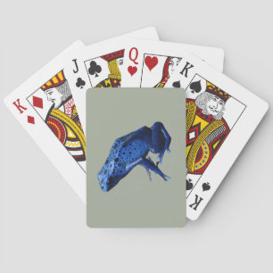 Jeu De Cartes Grenouille à tarte à poison bleu