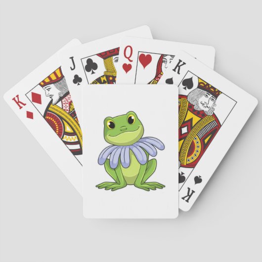 Jeu De Cartes Grenouille avec marguerite (dos)