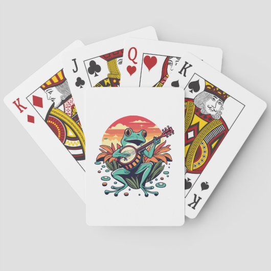 Jeu De Cartes Grenouille banjo (dos)
