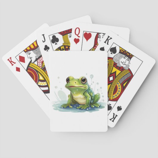 Jeu De Cartes Grenouille drôle (dos)
