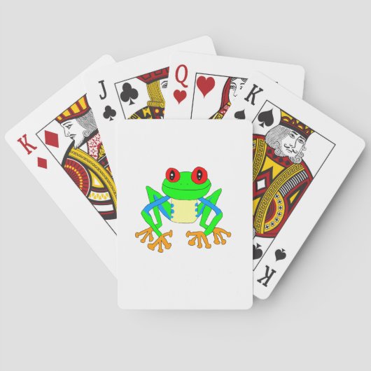 Jeu De Cartes Grenouille mignonne (dos)