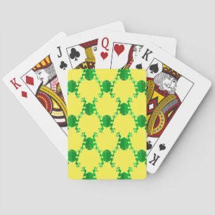 Jeu De Cartes Grenouilles mignonnes de bande dessinée