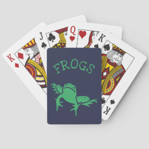 Jeu De Cartes Grenouilles (personnaliser ou personnalisation)