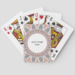 Jeu De Cartes Grève moderne Kaleidoscope Mandala Art propre phot