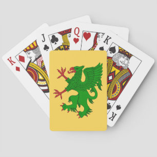 Jeu De Cartes Griffin Rampant Vert