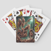 Jeu De Cartes Grimbone et Skulldust, monté leur grand hélico (dos)