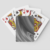 Jeu De Cartes Gris monochrome Abstrait (dos)