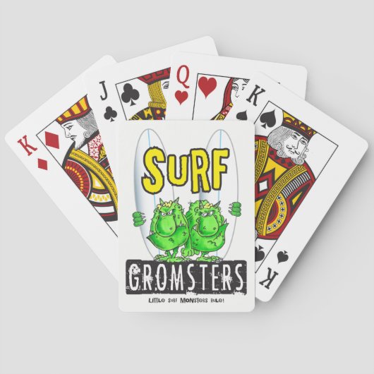 Jeu De Cartes Gromsters surf (dos)