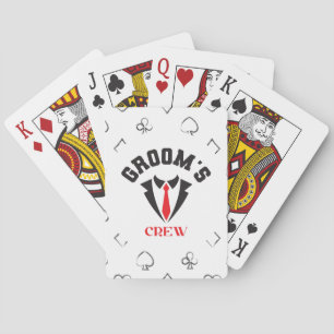 Jeu De Cartes Groom's Crew - Modern Groomsmen Bachelor Party