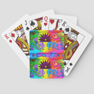 Jeu De Cartes groovy psychedelic playing cards
