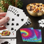 Jeu De Cartes Groovy Tie Dye Hippie Style Playing Cards (In Situ)
