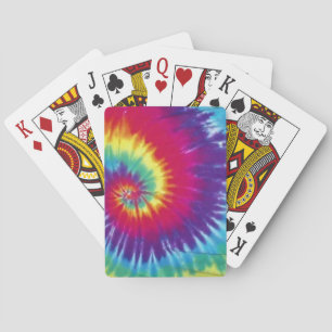 Jeu De Cartes Groovy Tie Dye Hippie Style Playing Cards