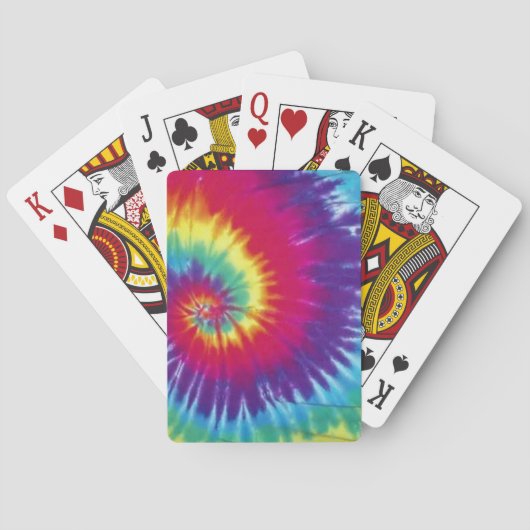 Jeu De Cartes Groovy Tie Dye Hippie Style Playing Cards (dos)