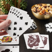 Jeu De Cartes Gros Chimpin' (Monochrome) (In Situ)