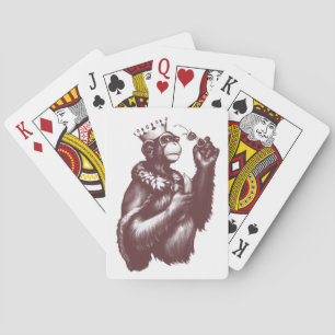 Jeu De Cartes Gros Chimpin' (Monochrome)