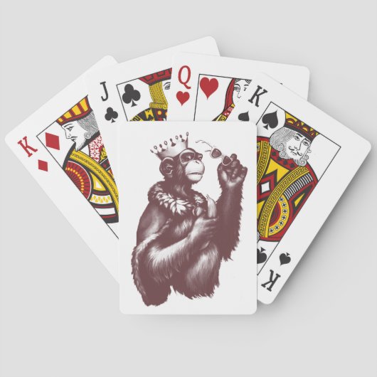 Jeu De Cartes Gros Chimpin' (Monochrome) (dos)