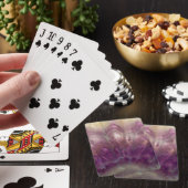 Jeu De Cartes Gros plan d'une améthyste violette (In Situ)