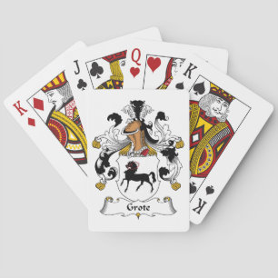 Jeu De Cartes Grote Family Crest