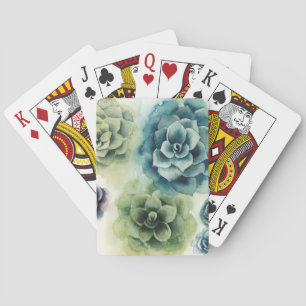 Jeu De Cartes Groupe de succulents
