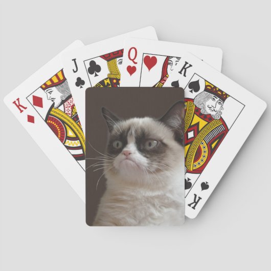 Jeu De Cartes Grumpy Cat Jouer aux cartes (dos)