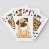 Jeu De Cartes Grumpy Pug Cartoon (dos)