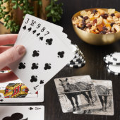 Jeu De Cartes Grunge de cheval Amish (In Situ)
